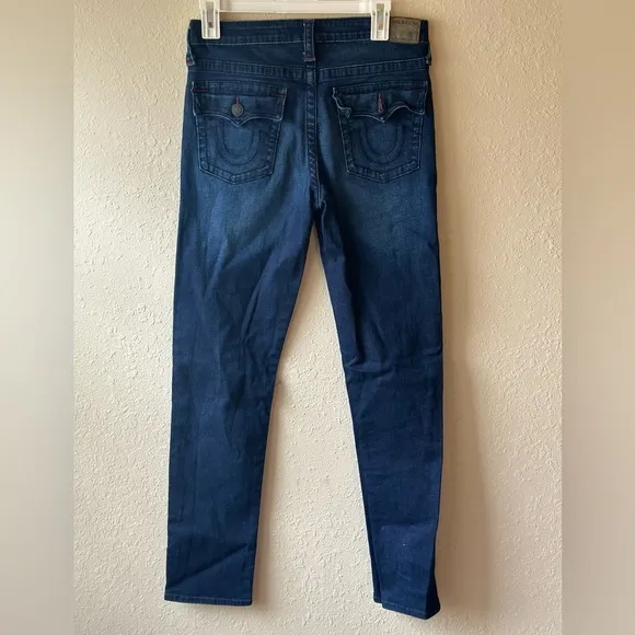 True Religion Geno Big T Flap Slim Jeans Size 20