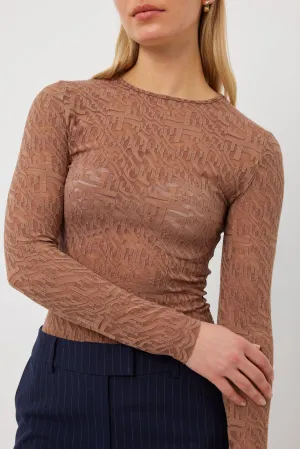 Tuesday Layering Top - Umber Lace