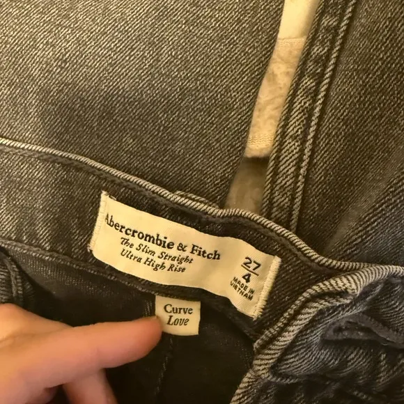 Ultra High Rise Slim Straight Jeans