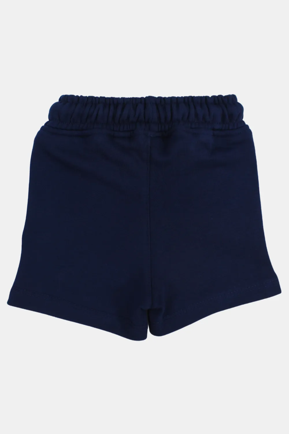 Unisex Baby Navy Cotton Shorts