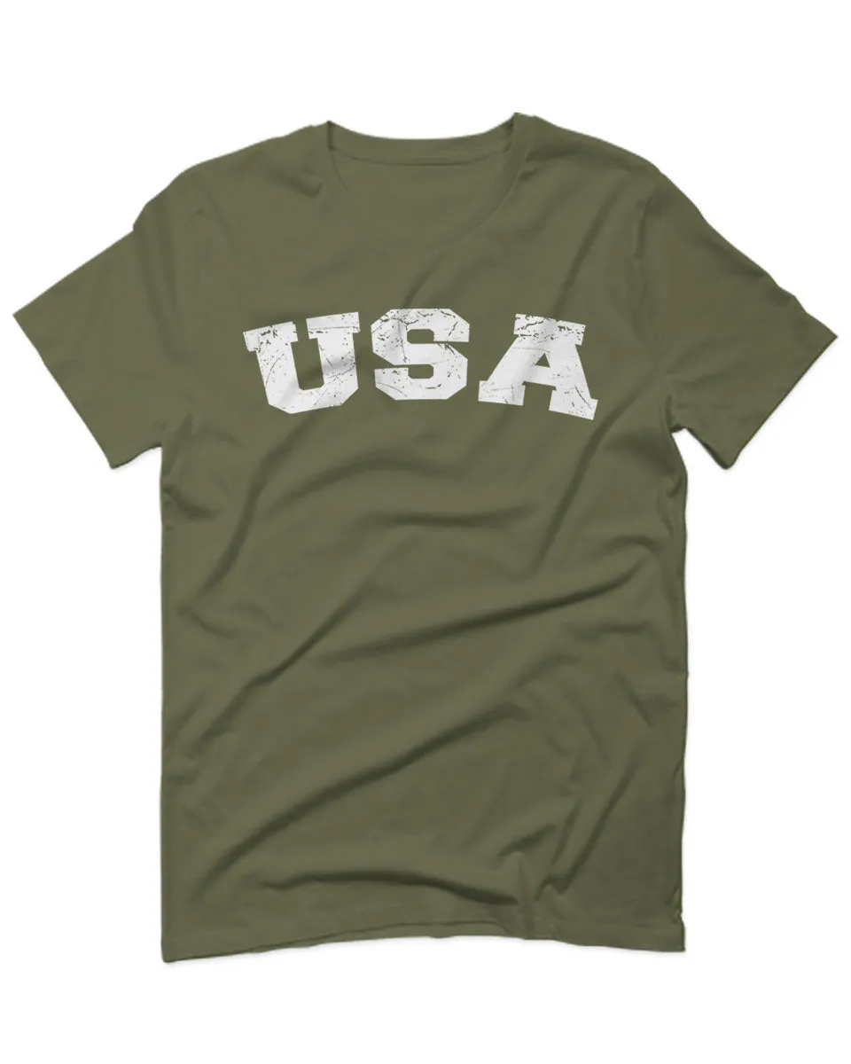 USA Vintage Patriotic American United States of America For men T Shirt