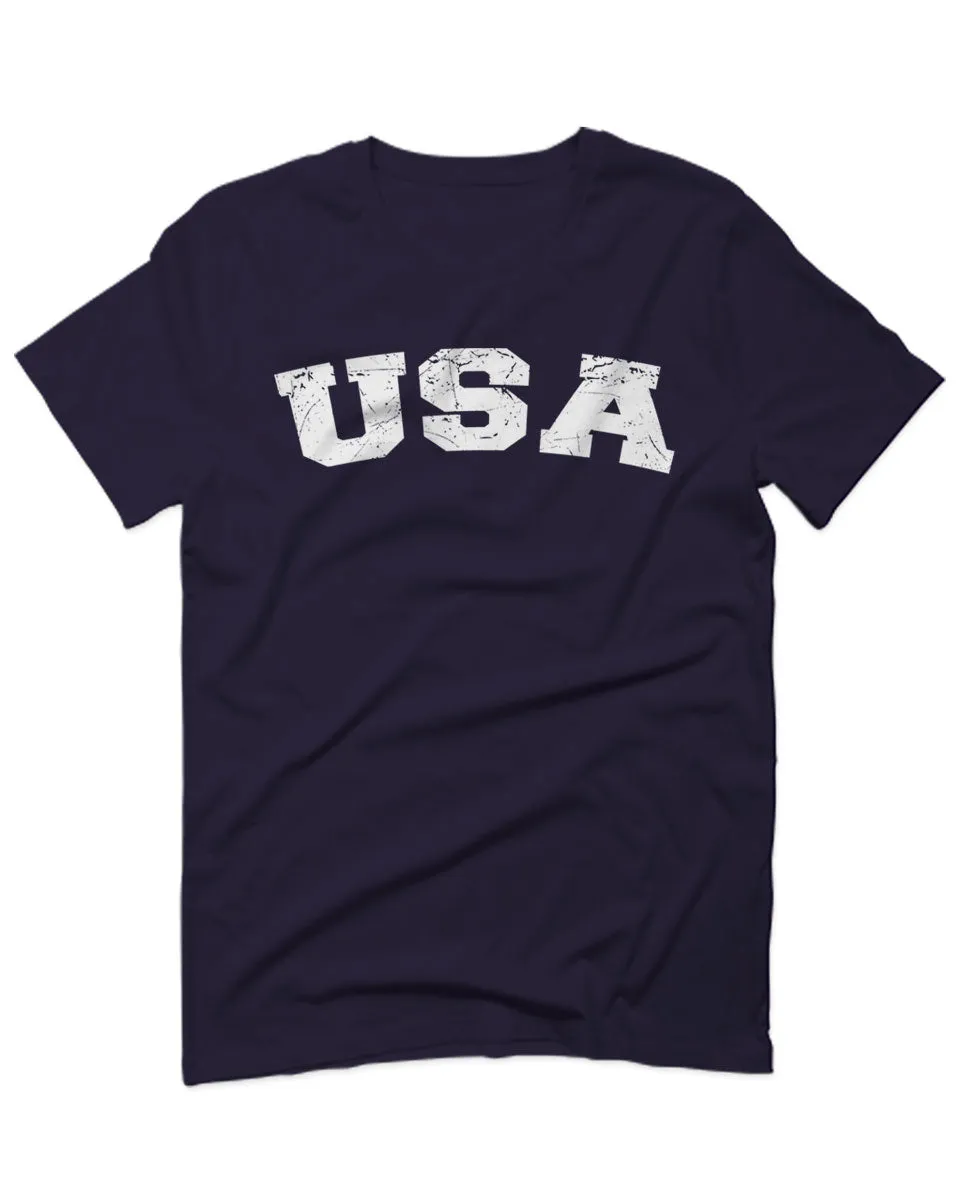 USA Vintage Patriotic American United States of America For men T Shirt