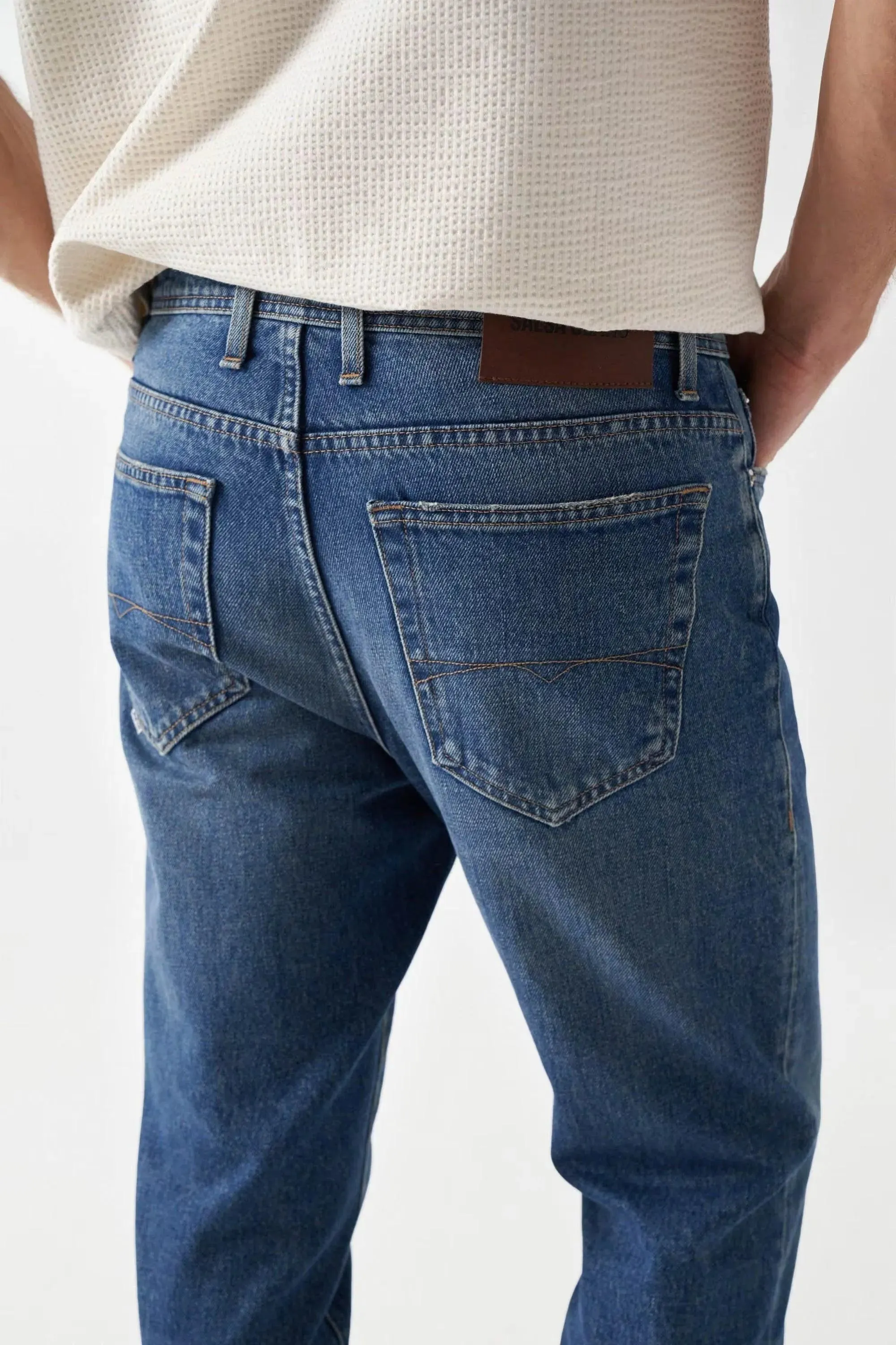 Vaqueros Salsa Tapered Vintage Medium Wash