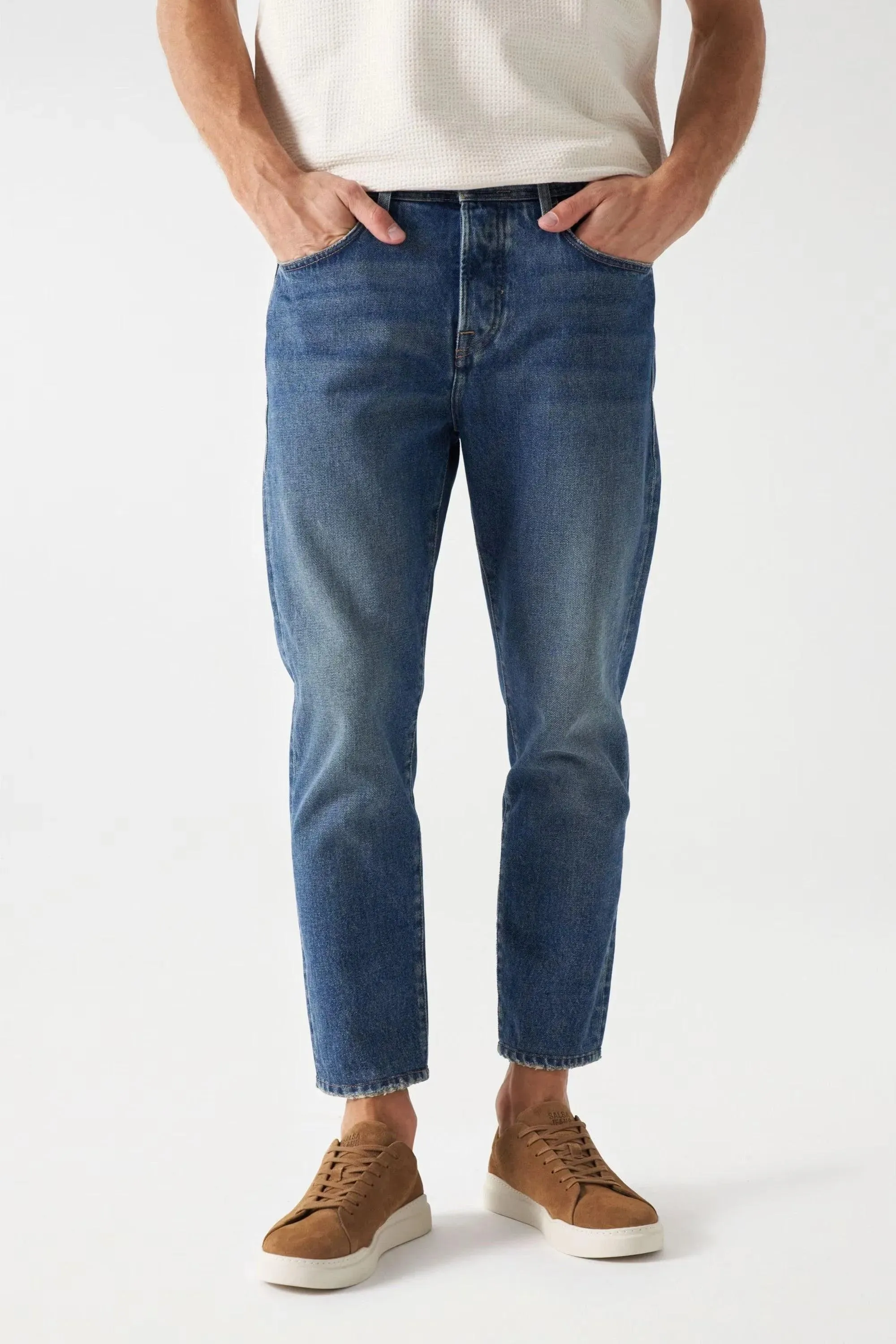 Vaqueros Salsa Tapered Vintage Medium Wash