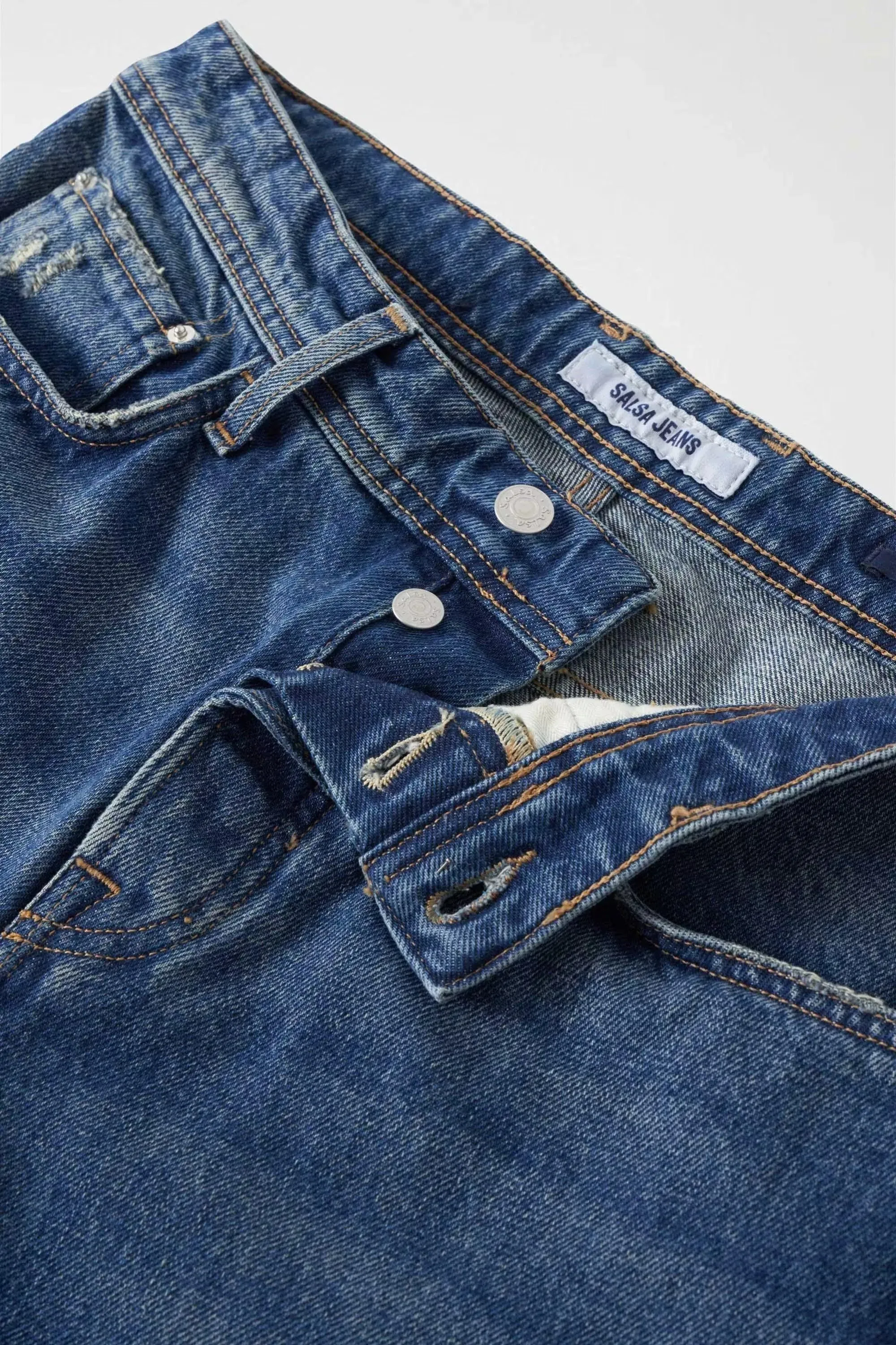 Vaqueros Salsa Tapered Vintage Medium Wash