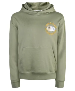‘Victories Are Mine With Natural 9’ Casino Embroidered Affirmation Hoodie - Green
