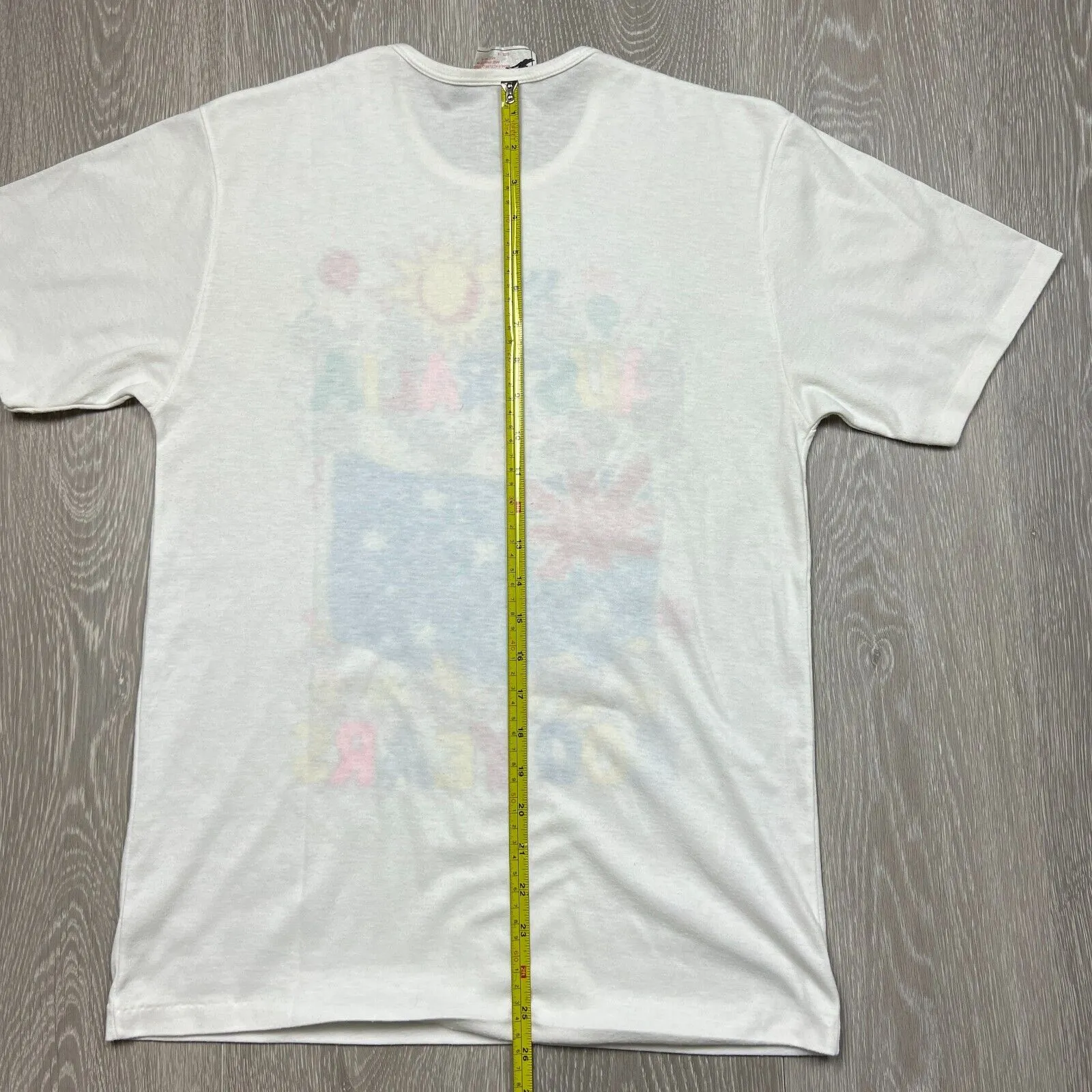 Vintage 1988 Australia Happy Birthday 200 Years White T-Shirt Size XS/S