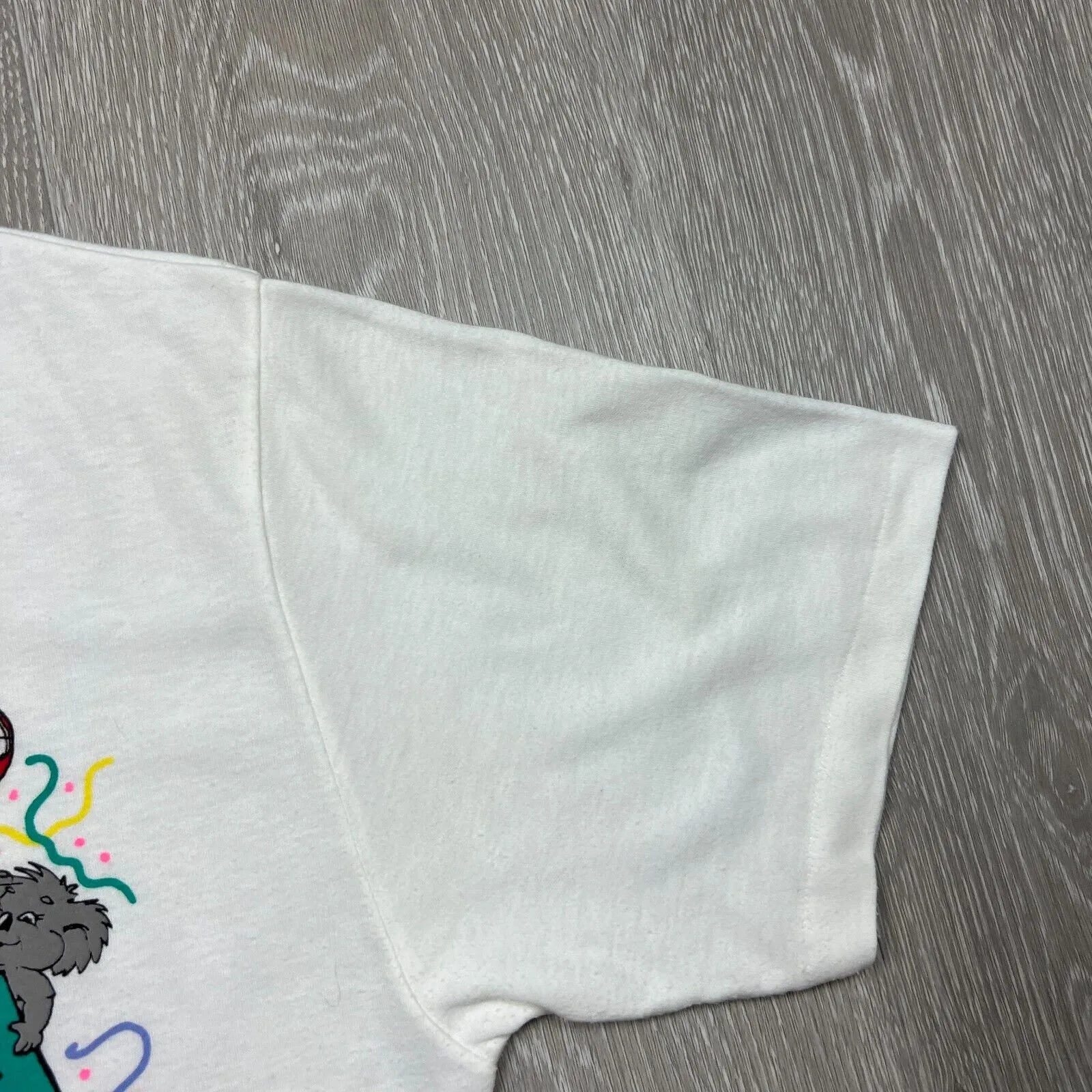 Vintage 1988 Australia Happy Birthday 200 Years White T-Shirt Size XS/S