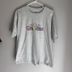 Vintage 90s Grandma Embroidered T-Shirt
