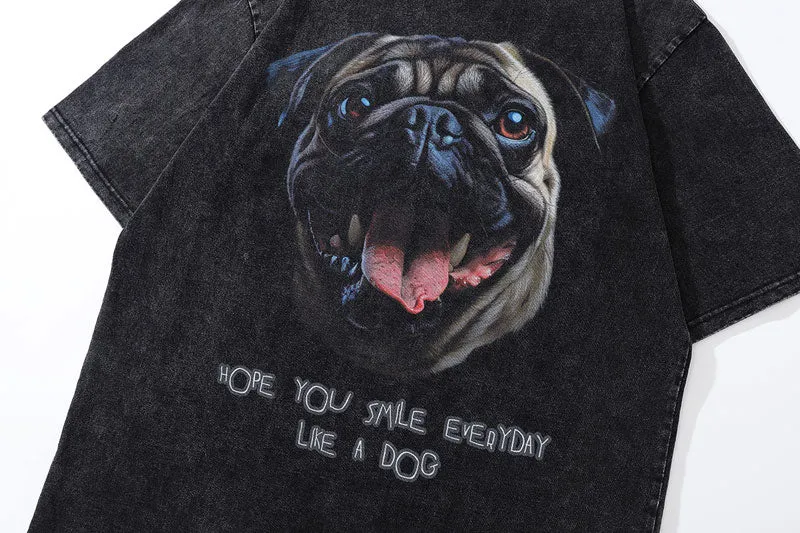 Vintage Frenchie Oversized Tee
