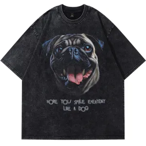 Vintage Frenchie Oversized Tee