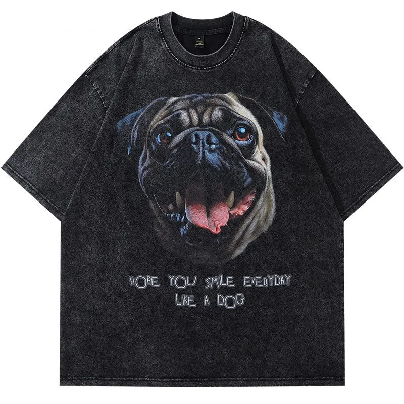 Vintage Frenchie Oversized Tee
