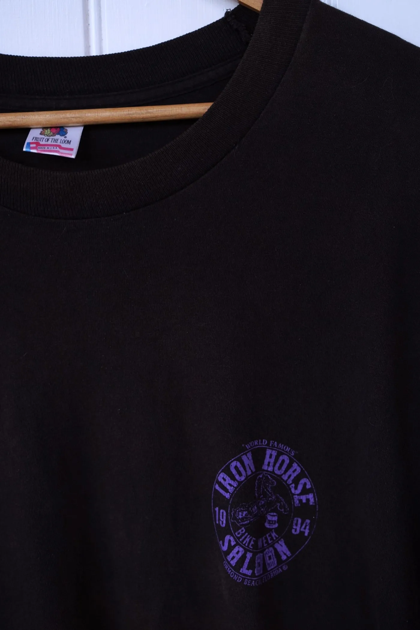 Vintage Harley - Iron Horse Black Tee - 3XLarge