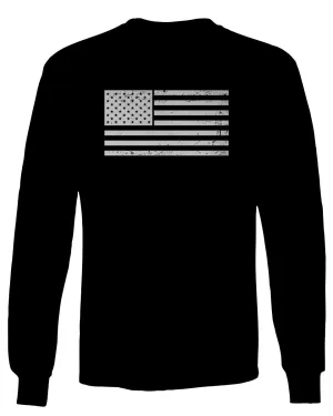 Vintage USA United States of America American Proud Flag mens Long sleeve t shirt