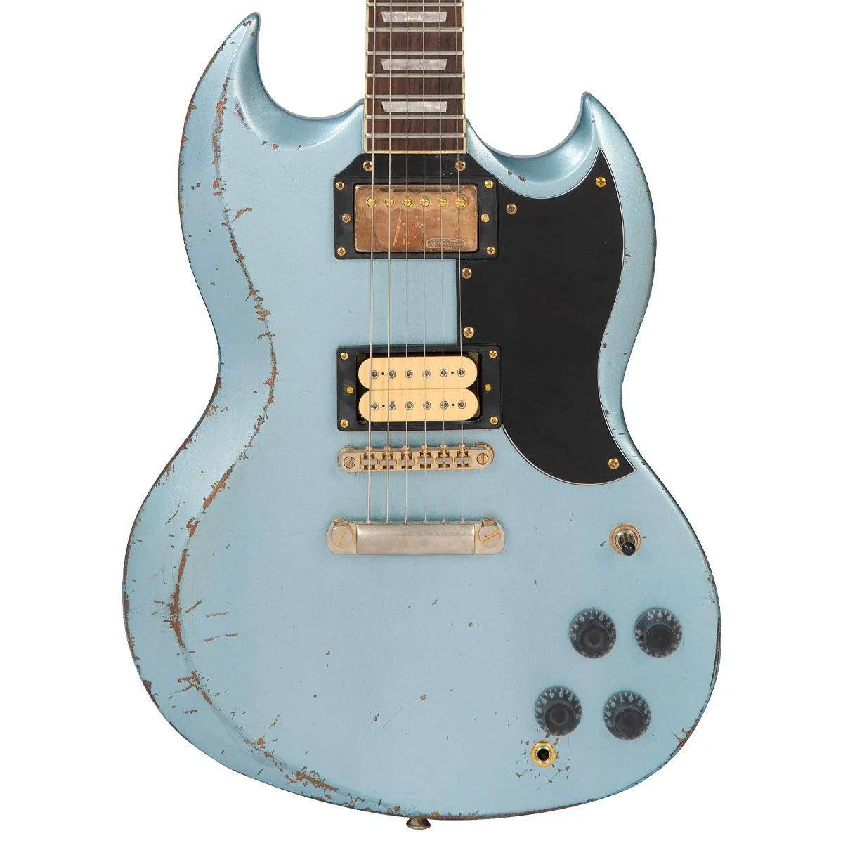 Vintage VS6 ProShop Custom-Build ~ Heavily Distressed Gun Hill Blue
