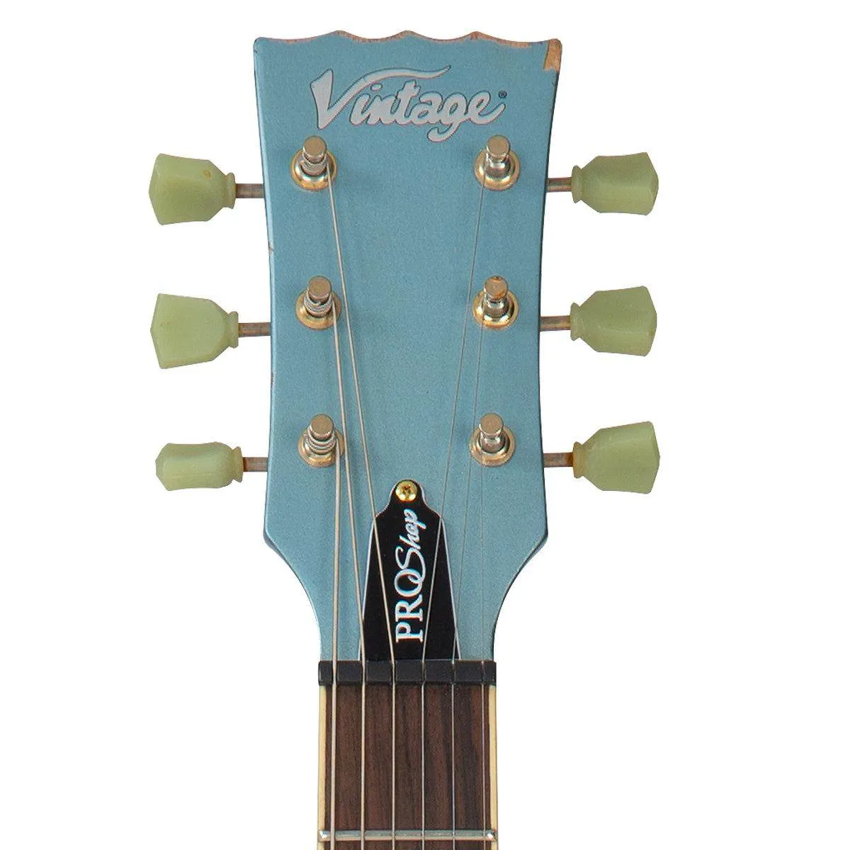 Vintage VS6 ProShop Custom-Build ~ Heavily Distressed Gun Hill Blue