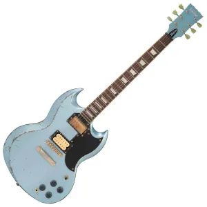 Vintage VS6 ProShop Custom-Build ~ Heavily Distressed Gun Hill Blue