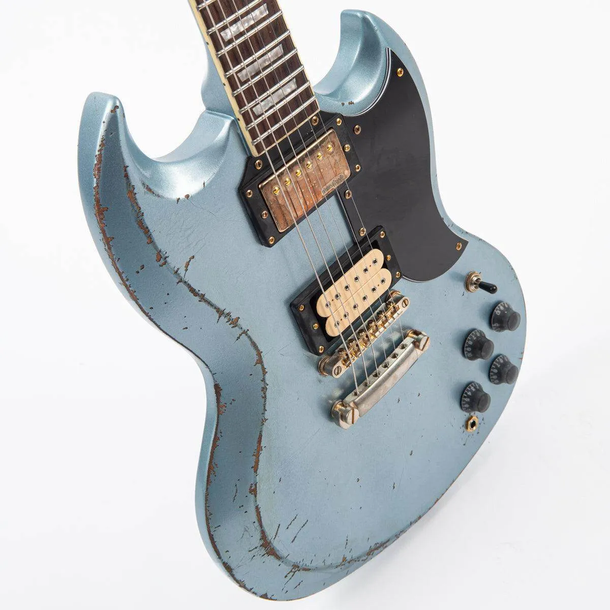 Vintage VS6 ProShop Custom-Build ~ Heavily Distressed Gun Hill Blue