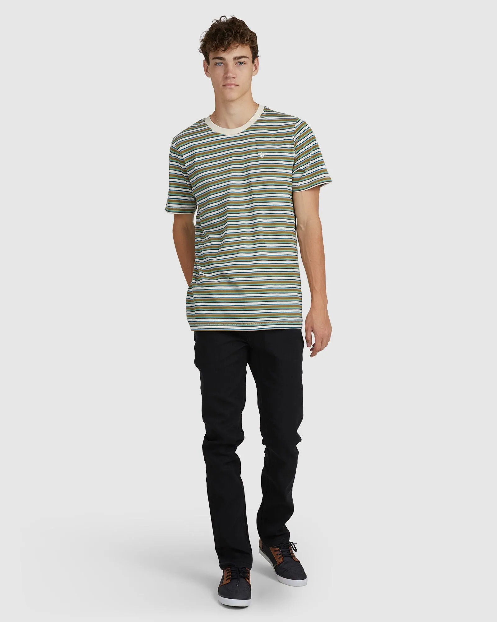 VOLCOM VORTA DENIM 15" LEG SLIM FIT BLACKOUT WASH