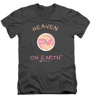 Volleyball Heaven On Earth - Men's V-Neck T-Shirt