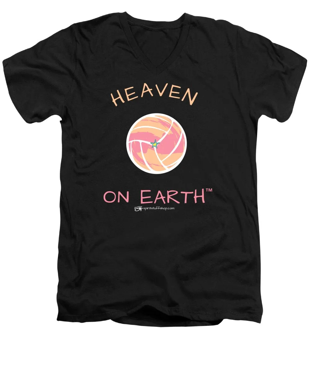 Volleyball Heaven On Earth - Men's V-Neck T-Shirt