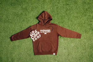 WELCOME TO THE FAMILY! HOODIE BROWN/CREAM