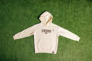 WELCOME TO THE FAMILY! HOODIE CREAM/BROWN