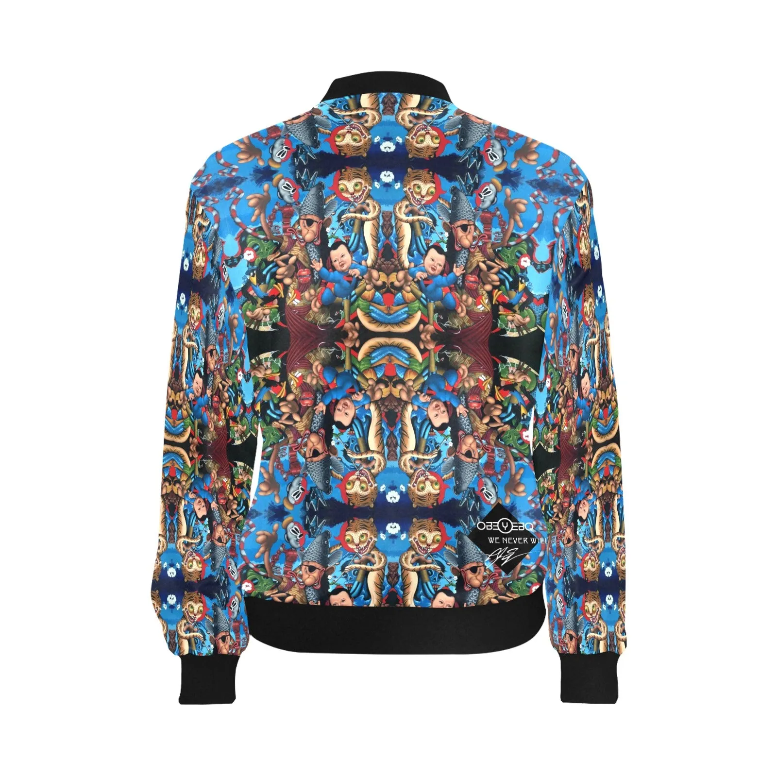When Tigers Smoke Pipes Women's Bomber Jacket