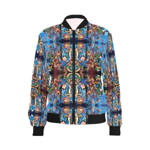 When Tigers Smoke Pipes Women's Bomber Jacket