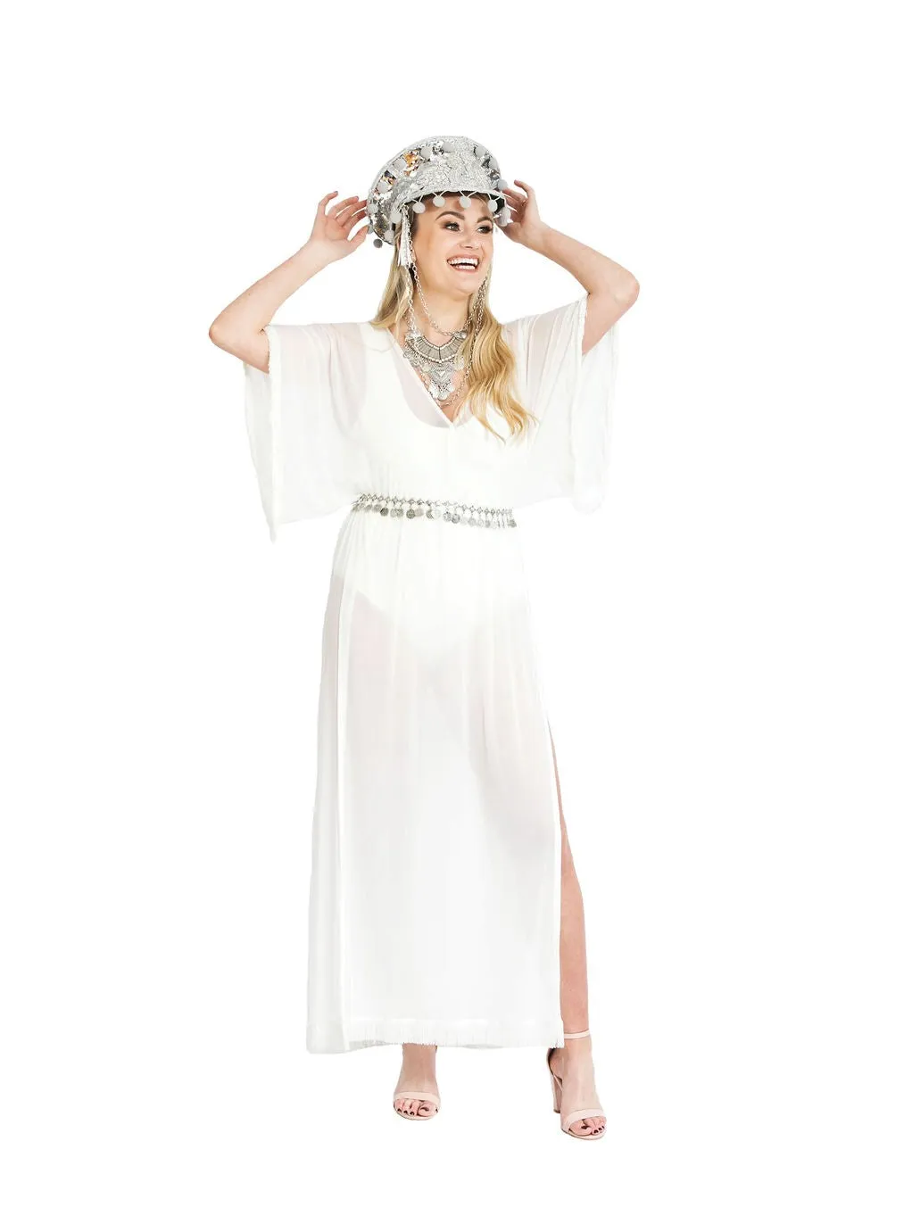 White Emperor Mesh Dresses