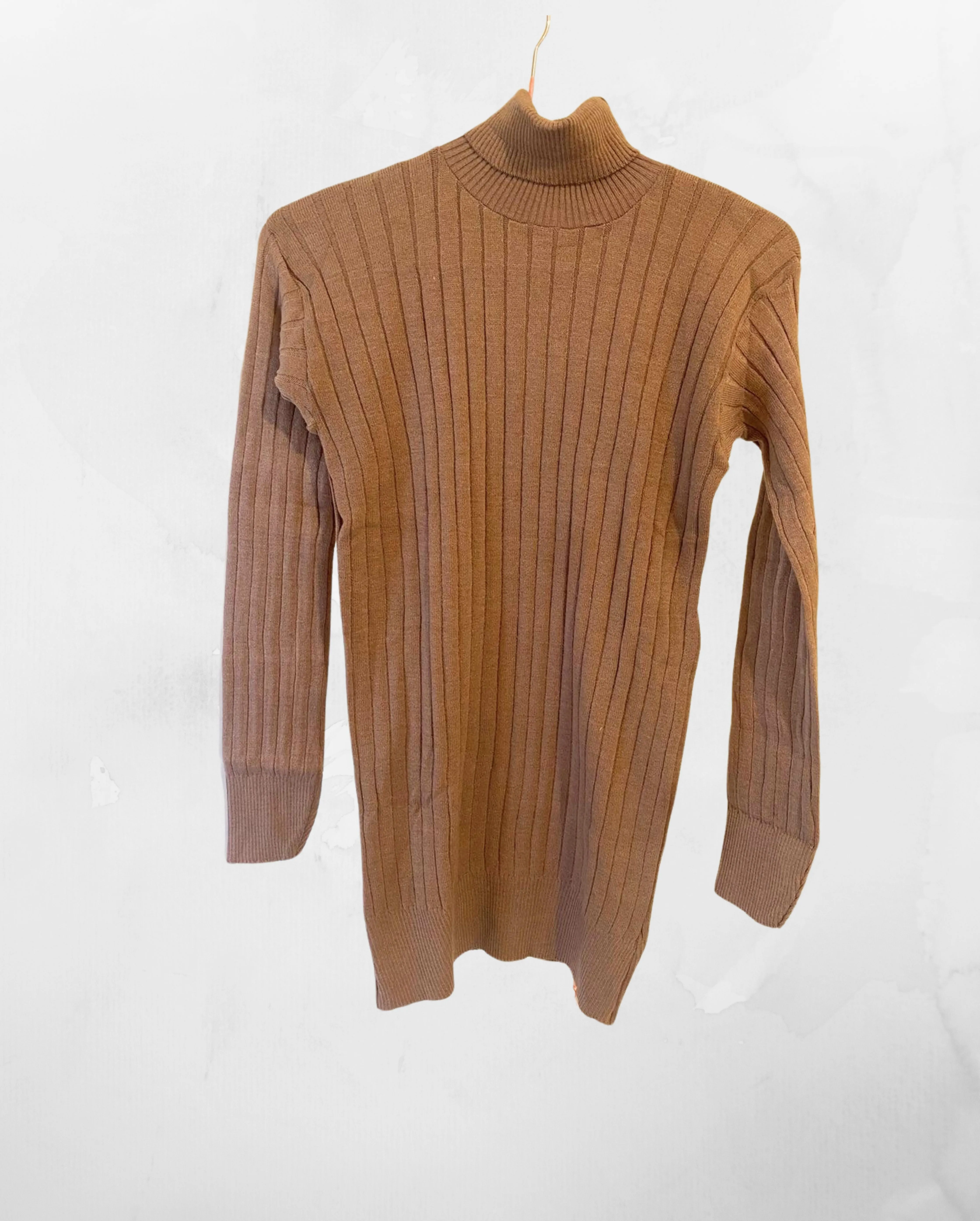 Wide Ribbed Knit Sweater