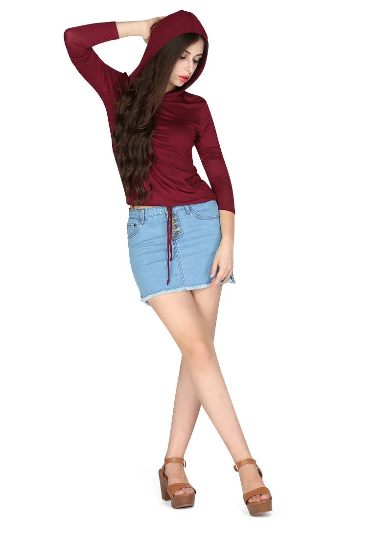 Womens Full Sleeves Hoodie