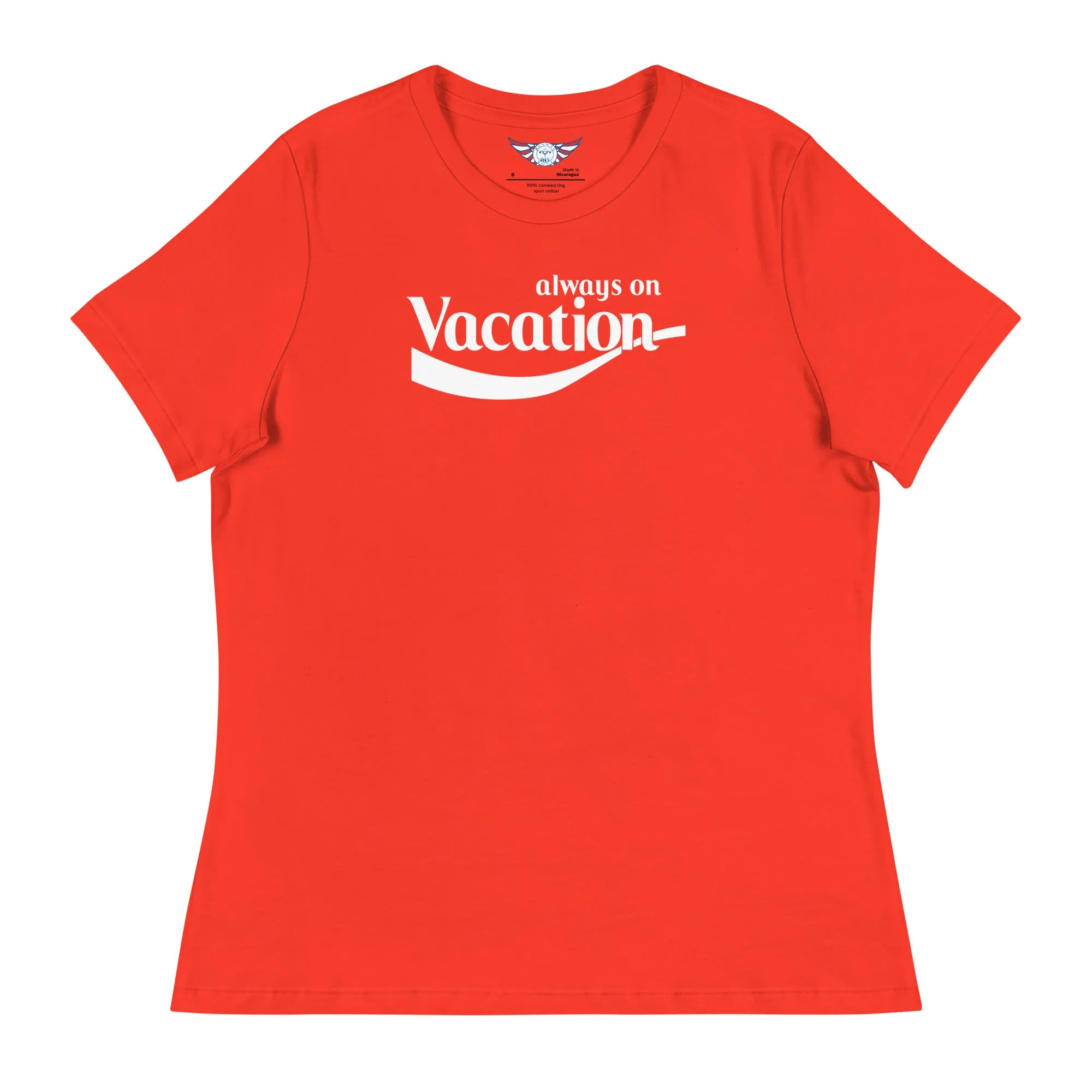 Women’s "Always On Vacation" Tee
