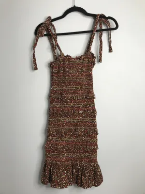 Womens Size Sm Misses Brown Storia Dress