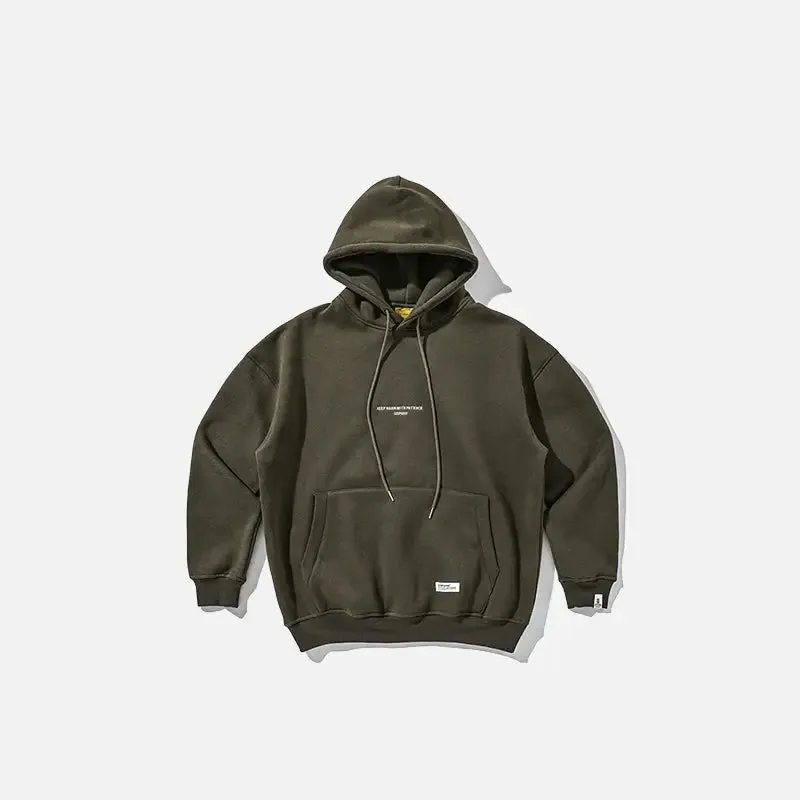 Y2K Oversized Fleece Hoodie for Everyday Comfort and Style