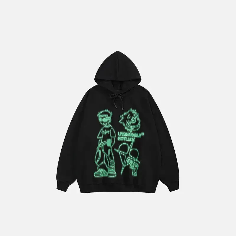 Y2K Unshakable Youth Hoodie for Style and Comfort