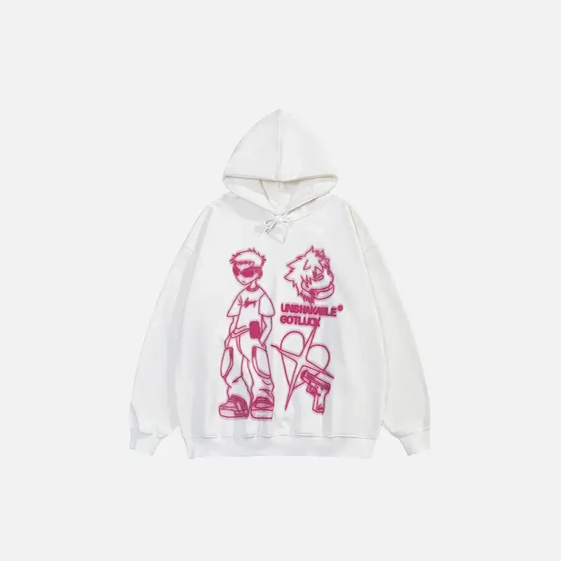 Y2K Unshakable Youth Hoodie for Style and Comfort