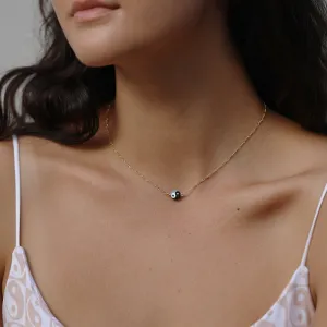 Yin Yang Mother of Pearl Necklace