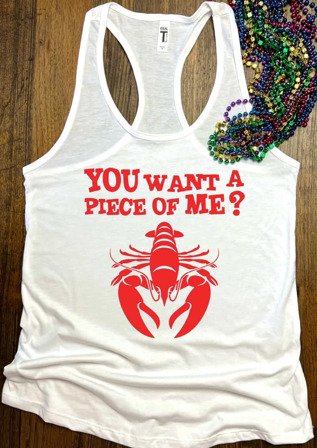 You Want A Piece Of Me Crawfish Season Women's Tank Top