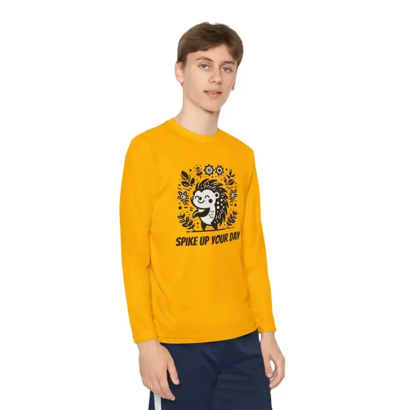 Youth Long Sleeve Tee with Posicharge Technology