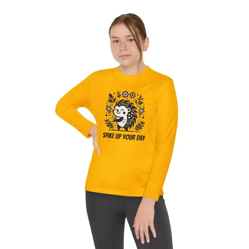 Youth Long Sleeve Tee with Posicharge Technology