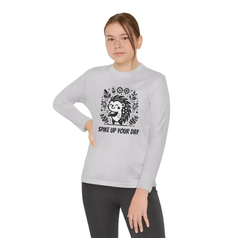 Youth Long Sleeve Tee with Posicharge Technology