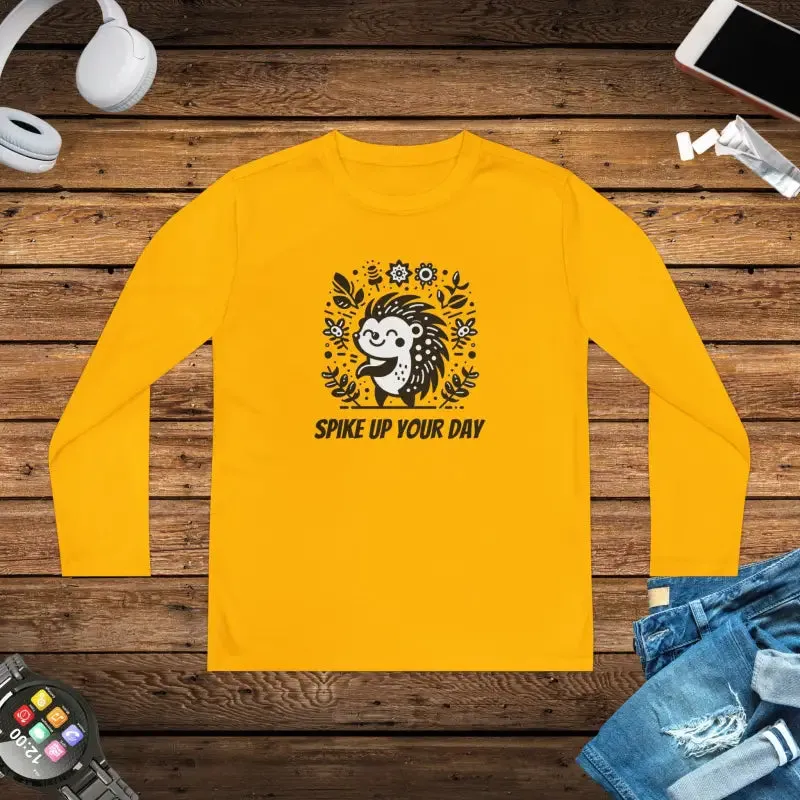 Youth Long Sleeve Tee with Posicharge Technology