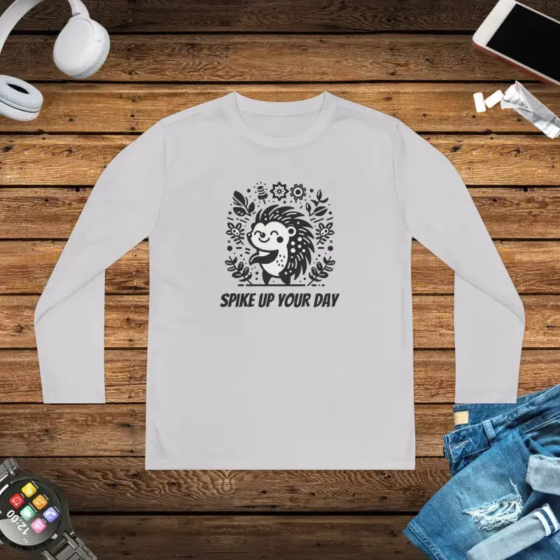 Youth Long Sleeve Tee with Posicharge Technology