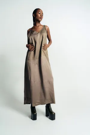 ZIGGY CHEN | V-NECK HALTER DRESS
