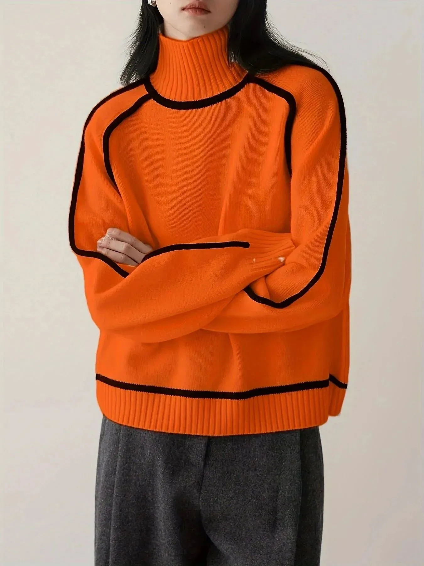 Zoe - Stylish Turtleneck Sweater